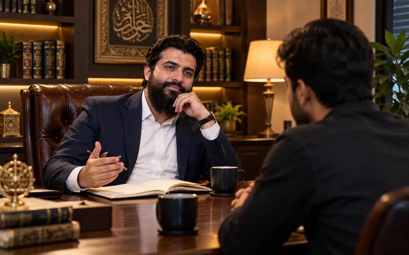 Shaykh Atif Ahmed in a 1-on-1 mentorship session